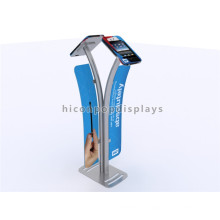 Novel Metal Freistehende Doppelseiten Neue Design Produkte Marketing Messe Multi Pad Display Stand